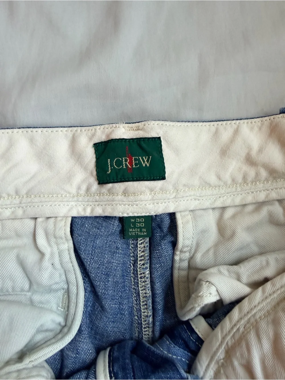 J. Crew Relaxed Fit Blue Denim Jeans